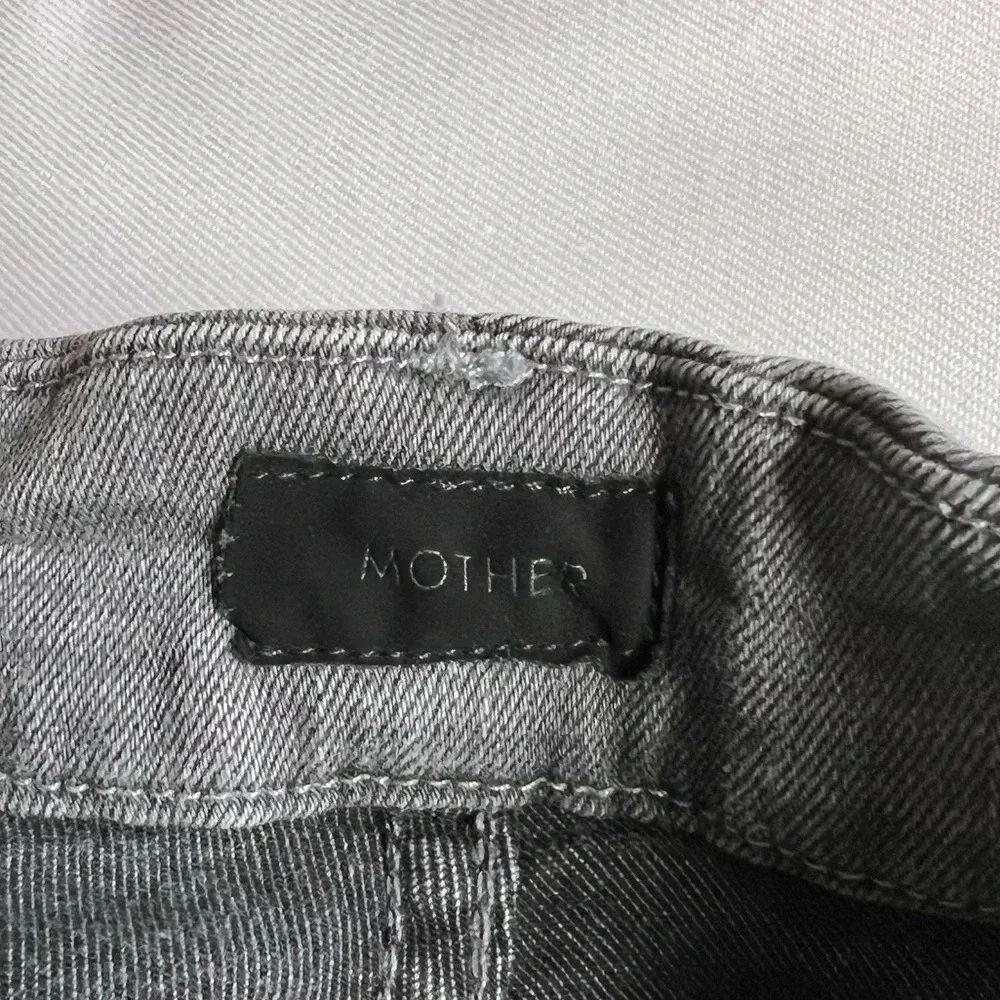 MOTHER | The Pixie - Supermoon - Grey Cropped Skinny Jeans Women’s Size 30 - Picture 7 of 9